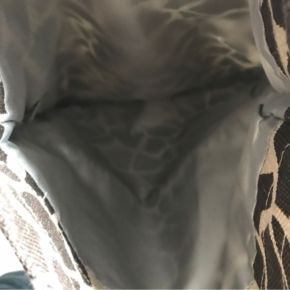 Amici Accessories Brown Giraffe Pattern Drawstrin… - image 4